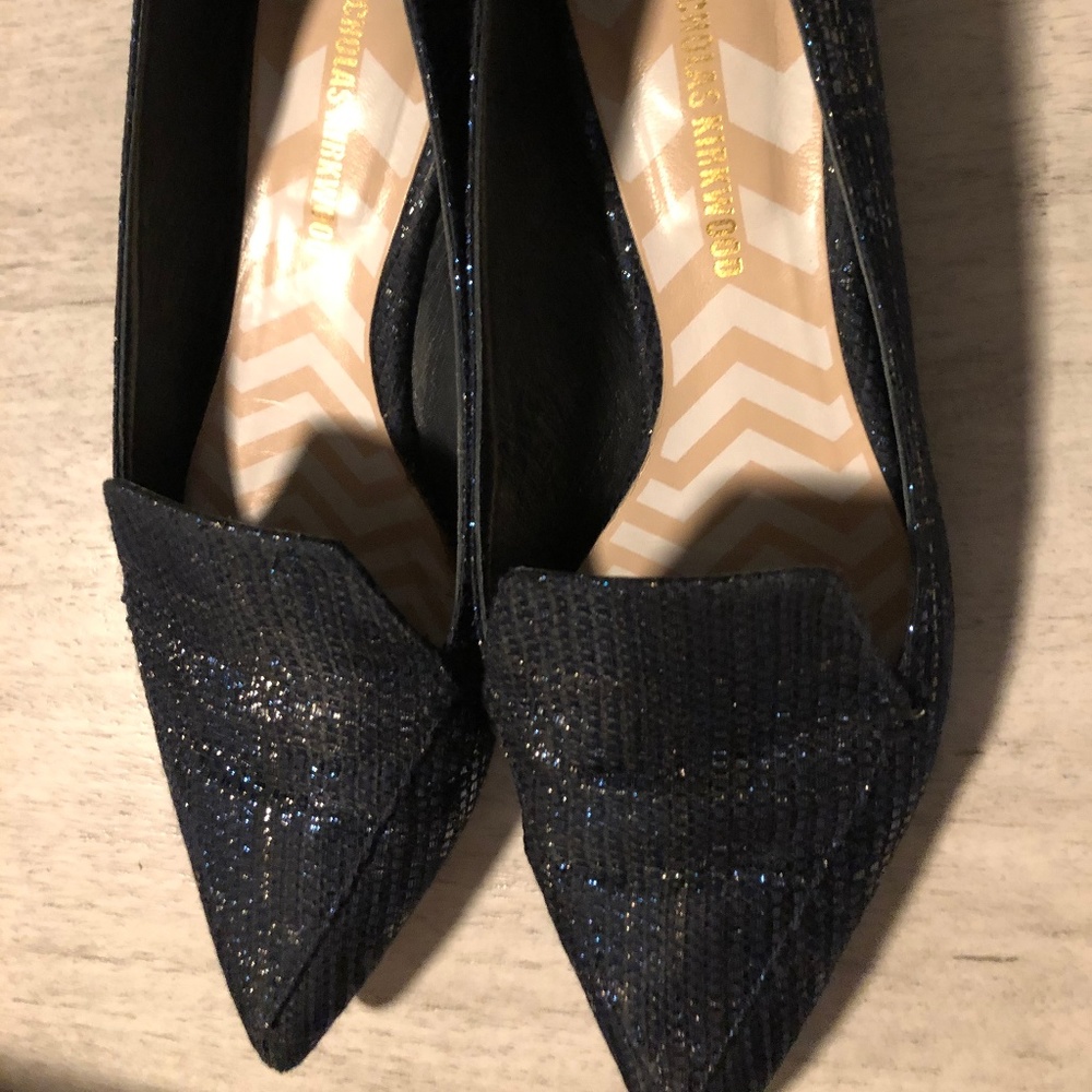 Beya Metallic Weave flat